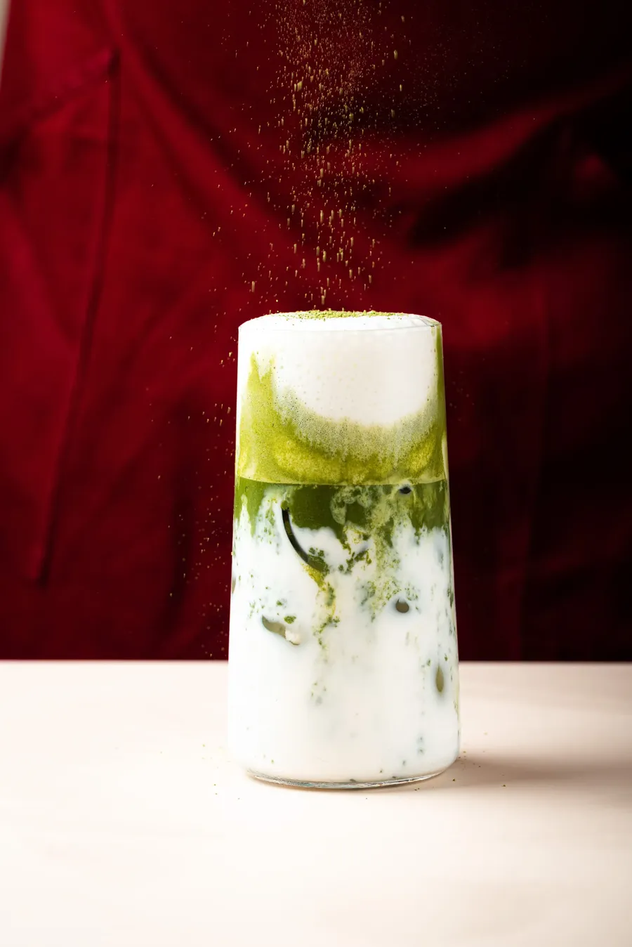 Lisita’s iced matcha latte